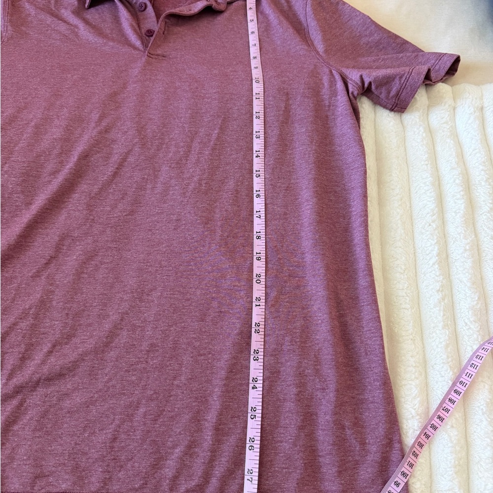 Lululemon Men's Purple Polo Shirt - Picture 3 of 5